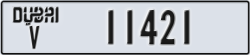 dubai - code - V - number -11421