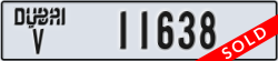dubai - code - V - number -11638