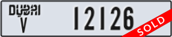 dubai - code - V - number -12126