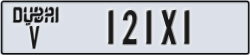 dubai - code - V - number -121X1