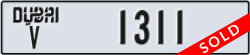 dubai - code - V - number -1311