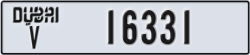dubai - code - V - number -16331