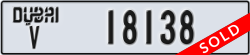 dubai - code - V - number -18138