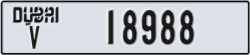 dubai - code - V - number -18988