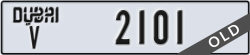 dubai - code - V - number -2101