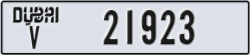 dubai - code - V - number -21923