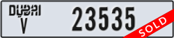 dubai - code - V - number -23535
