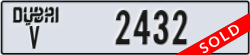 dubai - code - V - number -2432