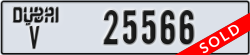 dubai - code - V - number -25566