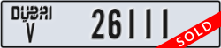 dubai - code - V - number -26111