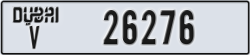 dubai - code - V - number -26197