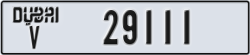 dubai - code - V - number -29111