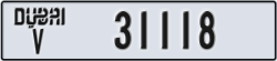 dubai - code - V - number -31118
