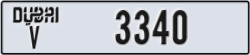 dubai - code - V - number -3340