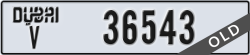 dubai - code - V - number -36543