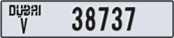dubai - code - V - number -38737