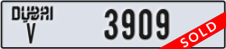 dubai - code - V - number -3909