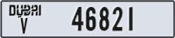 dubai - code - V - number -46821