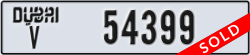 dubai - code - V - number -54399