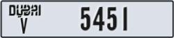 dubai - code - V - number -5451