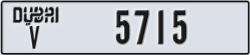 dubai - code - V - number -5715