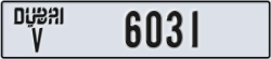 dubai - code - V - number -6031