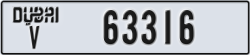 dubai - code - V - number -63237