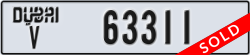 dubai - code - V - number -63311