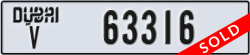 dubai - code - V - number -63316