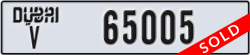 dubai - code - V - number -65005