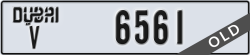 dubai - code - V - number -6561
