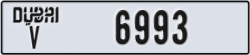 dubai - code - V - number -6993