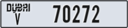 dubai - code - V - number -70272