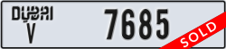 dubai - code - V - number -7685