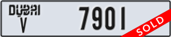 dubai - code - V - number -7901