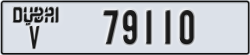 dubai - code - V - number -79110