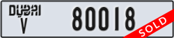 dubai - code - V - number -80018