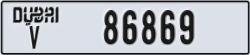 dubai - code - V - number -86790