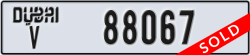 dubai - code - V - number -88067