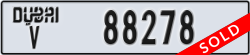 dubai - code - V - number -88278