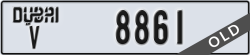 dubai - code - V - number -8861