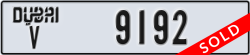 dubai - code - V - number -9192