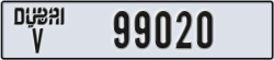 dubai - code - V - number -99020