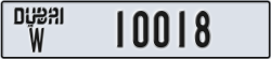 dubai - code - W - number -10018