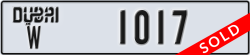 dubai - code - W - number -1017