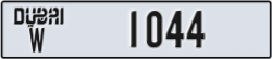 dubai - code - W - number -1044