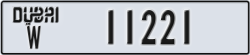 dubai - code - W - number -11221