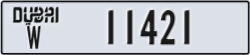 dubai - code - W - number -11421