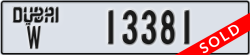 dubai - code - W - number -13381