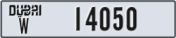 dubai - code - W - number -14050